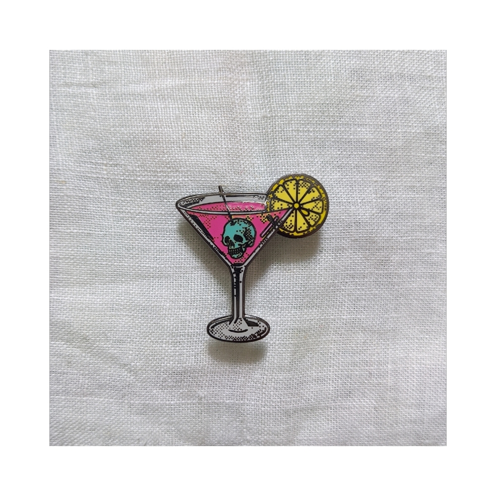 Stilegentlyco Martini Enamel Pin